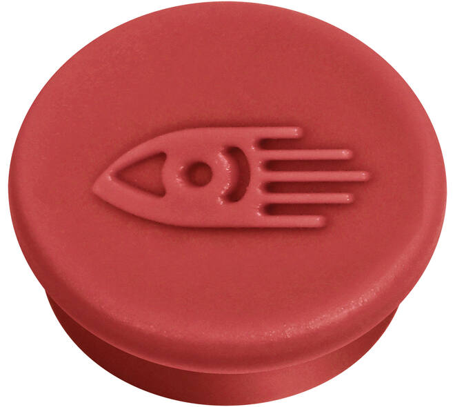 Magneet Legamaster 20mm 250gr rood 8 stuks