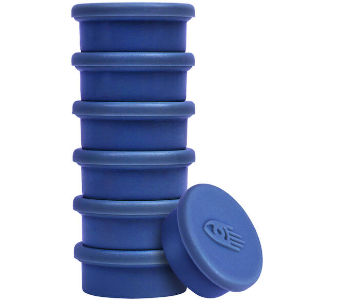 Magneet Legamaster 20mm 250gr blauw 8 stuks