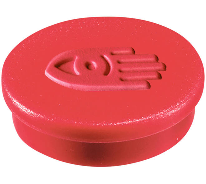 Magneet Legamaster 30mm 850gr rood 4 stuks