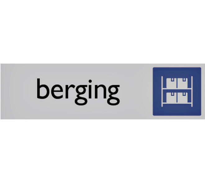 Infobord pictogram berging 165x44mm