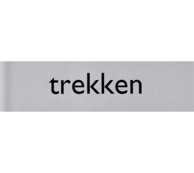 Infobord pictogram trekken 165x44mm