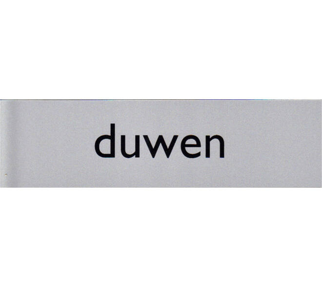 Infobord pictogram duwen 165x44mm