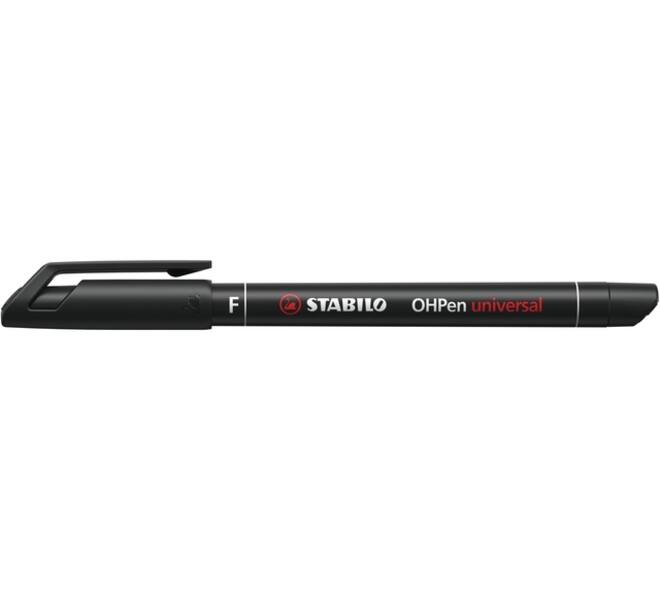 Viltstift STABILO OHpen 842/41 permanent rond fijn blauw