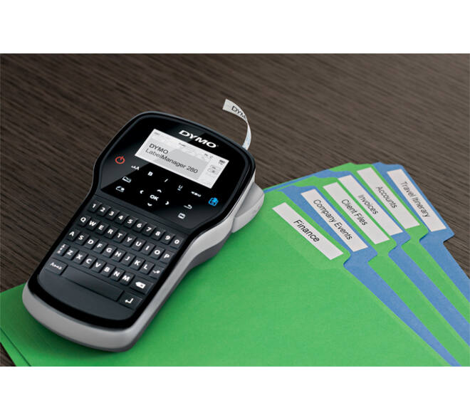 Labelprinter Dymo LabelManager 280 draagbaar qwerty 12mm zwart in koffer