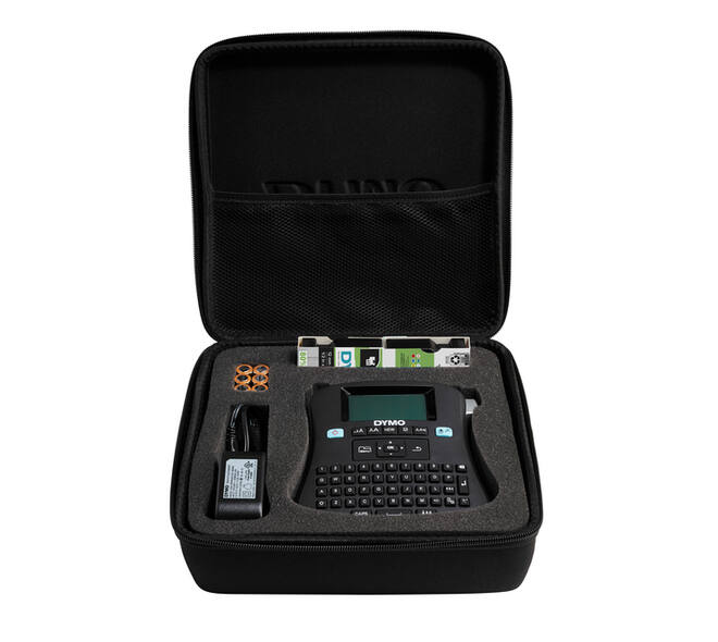 Labelprinter Dymo LabelManager 210D+ draagbaar qwerty 12mm zwart in koffer