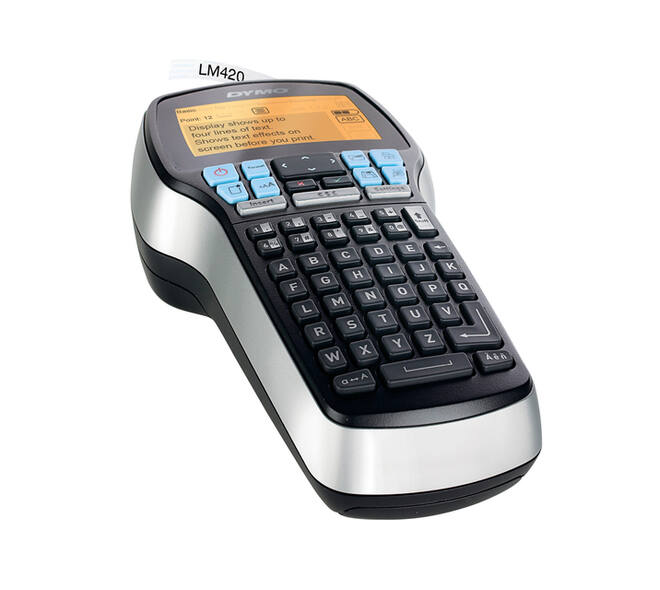Labelprinter Dymo LabelManager 420P draagbaar abc 19mm zwart in koffer