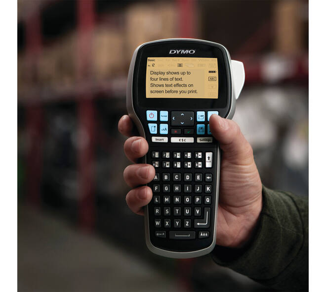 Labelprinter Dymo LabelManager 420P draagbaar abc 19mm zwart in koffer