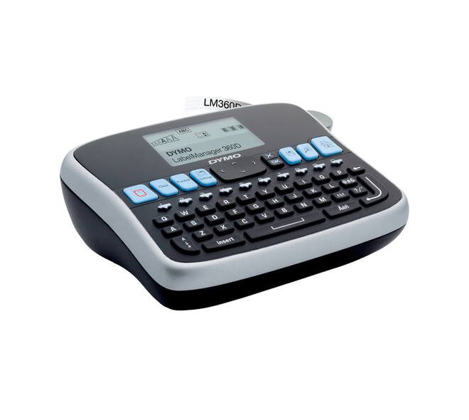 Labelprinter Dymo LabelManager 360D draagbaar qwerty 19mm zwart