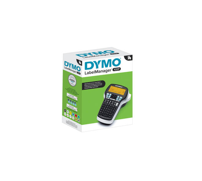 Labelprinter Dymo LabelManager 420P draagbaar abc 19mm zwart