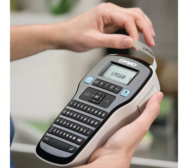 Labelprinter Dymo LabelManager 160 draagbaar azerty 12mm zwart
