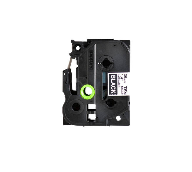 Labeltape Brother P-touch TZe-365 standaard 36mm wit op zwart