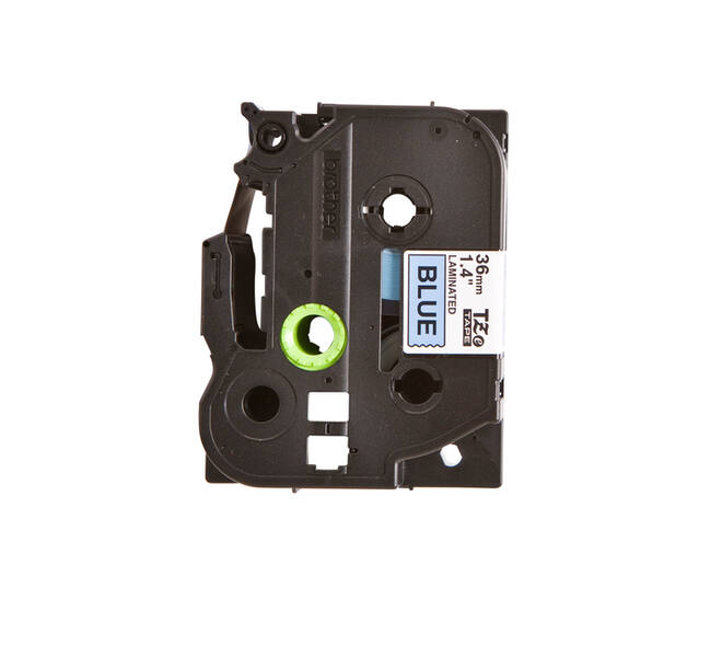 Labeltape Brother P-touch TZe-561 standaard 36mm zwart op blauw