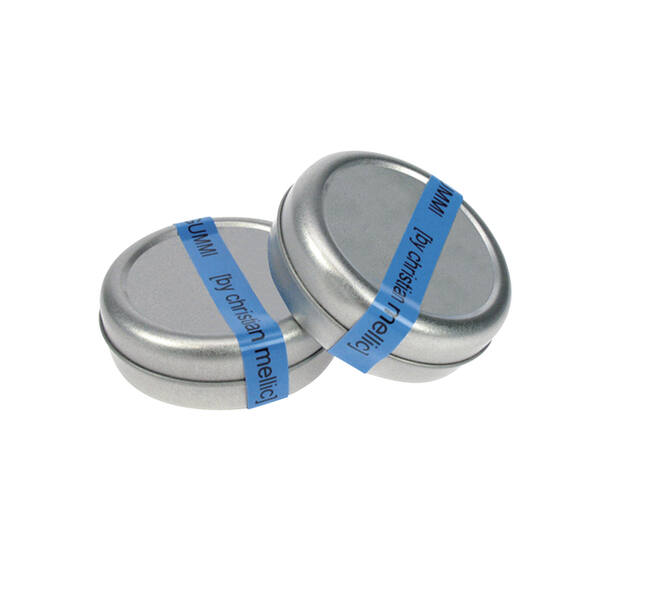 Labeltape Dymo LabelManager D1 polyester 12mm zwart op blauw