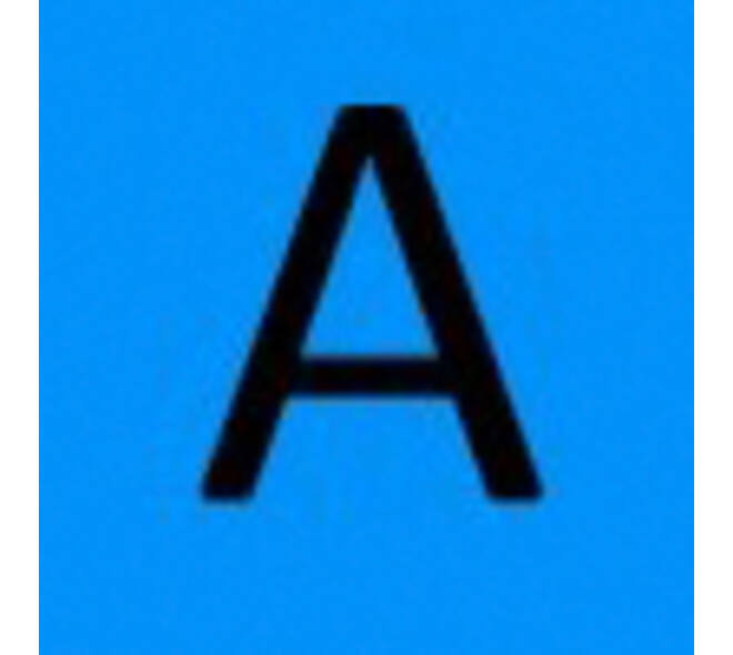 Labeltape Dymo LabelManager D1 polyester 19mm zwart op blauw