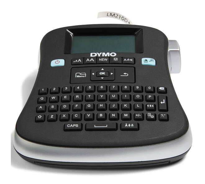 Labelprinter Dymo LabelManager 210D draagbaar qwerty 12mm zwart