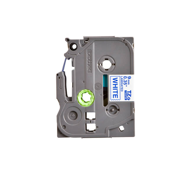 Labeltape Brother P-touch TZe-223 standaard 9mm blauw op wit
