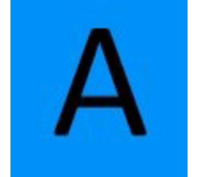 Labeltape Dymo LabelManager D1 polyester 9mm zwart op blauw