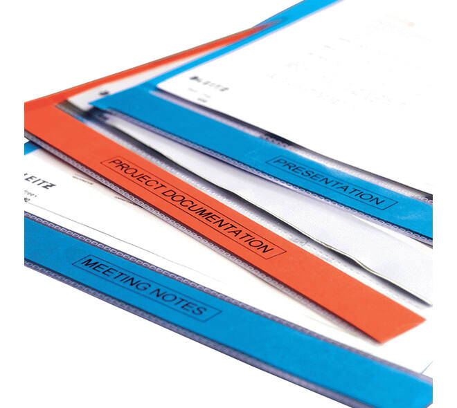 Labeltape Dymo LabelManager D1 polyester 24mm zwart op transparant