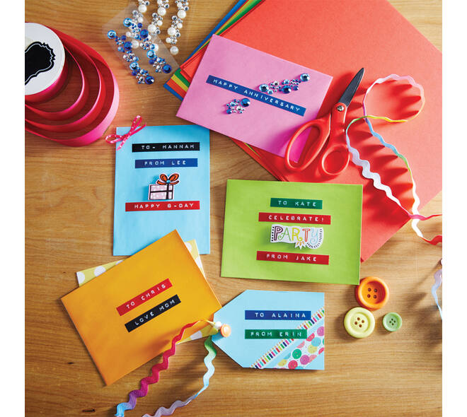 Reliëftape Dymo embossing vinyl 9mm assorti 3 stuks