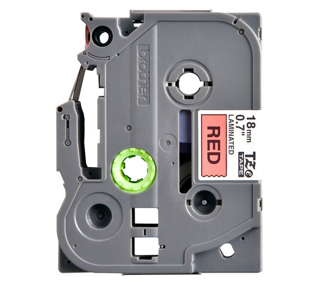 Labeltape Brother P-touch TZe-441 standaard 18mm zwart op rood