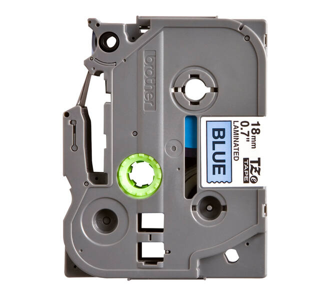 Labeltape Brother P-touch TZe-541 standaard 18mm zwart op blauw