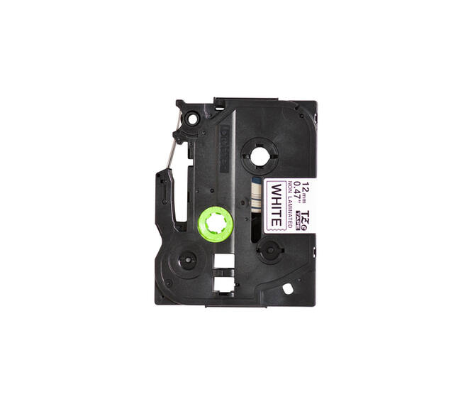 Labeltape Brother P-touch TZe-N231 ongelamineerd 12mm zwart op wit