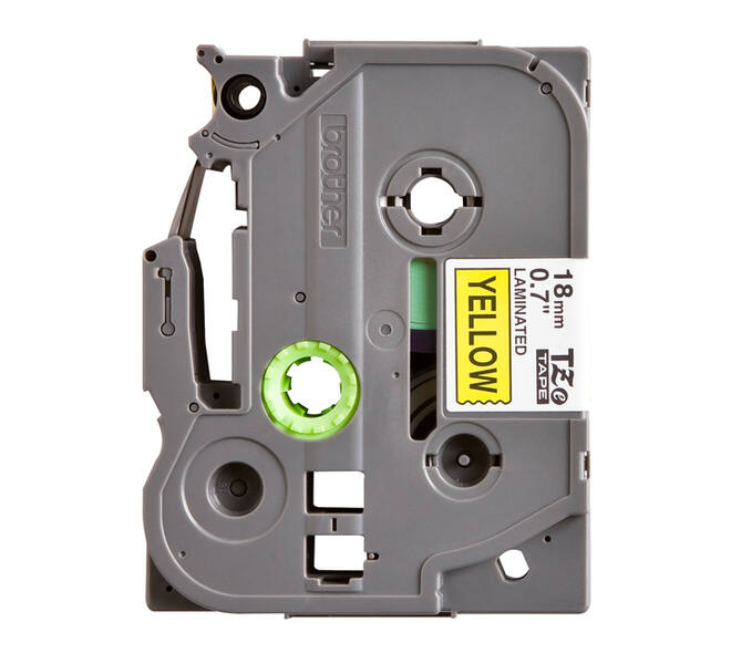 Labeltape Brother P-touch TZe-641 standaard 18mm zwart op geel