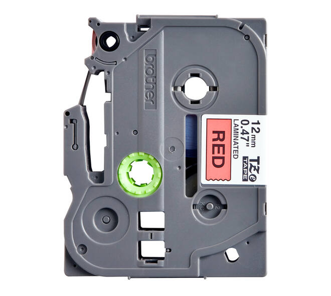 Labeltape Brother P-touch TZe-431 standaard 12mm zwart op rood