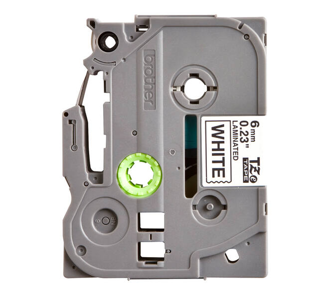 Labeltape Brother P-touch TZe-211 standaard 6mm zwart op wit