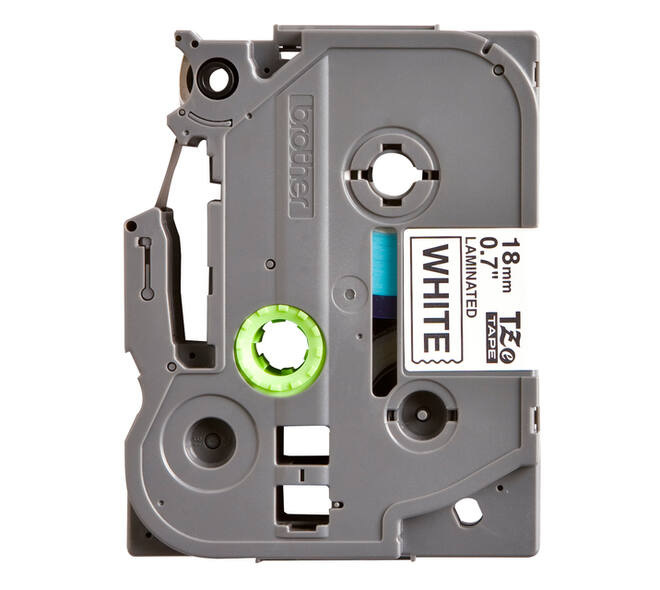 Labeltape Brother P-touch TZe-241 standaard 18mm zwart op wit