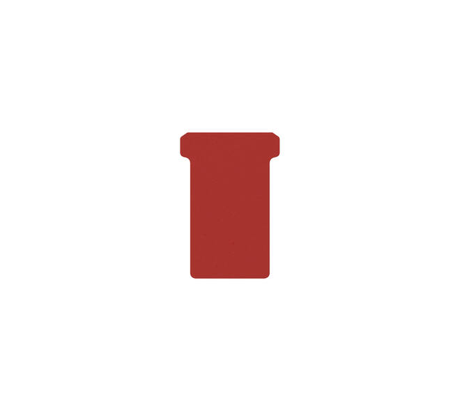 T-kaart Djois formaat 2 48mm rood 100 stuks