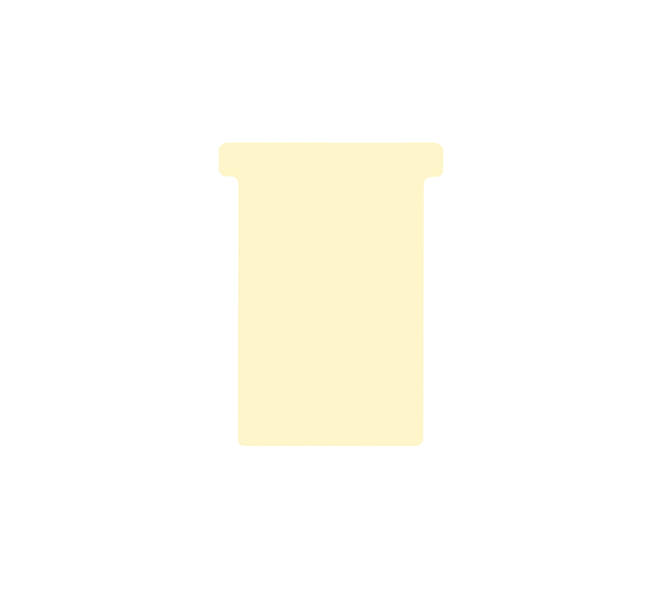 T-kaart Djois formaat 3 77mm beige 100 stuks