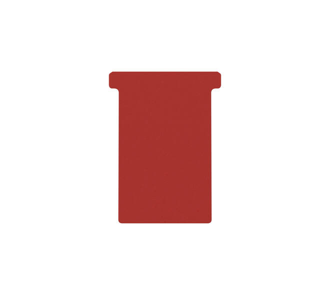 T-kaart Djois formaat 3 77mm rood 100 stuks