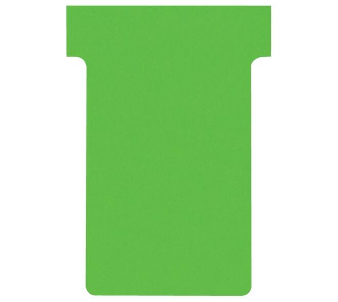 T-kaart Nobo nr.2 48mm groen 100 stuks