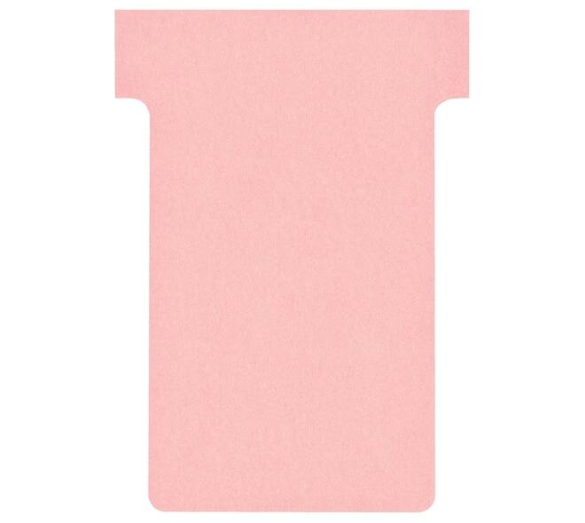 T-kaart Nobo nr.2 48mm roze 100 stuks
