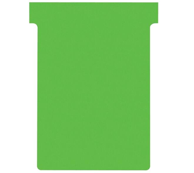 T-kaart Nobo nr.3 80mm groen 100 stuks