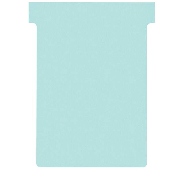 T-kaart Nobo nr.3 80mm blauw 100 stuks