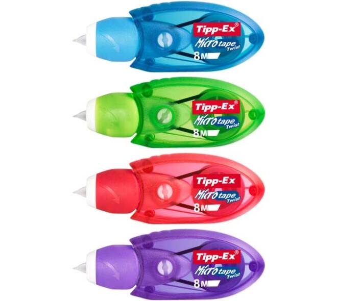 Correctietape Tipp-Ex micro twist 5mmx8m valuepack 40+20 gratis