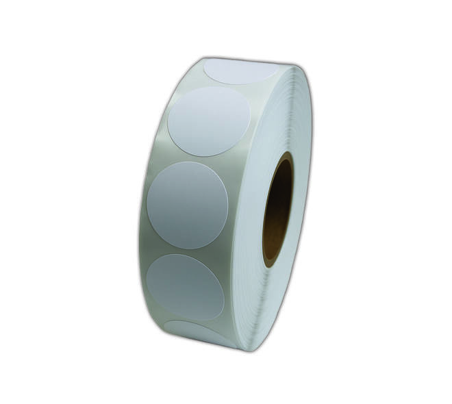 Etiket 35x35mm rond wit permanent k45, 2000rl