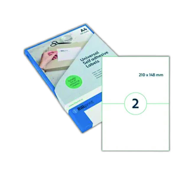 Etiket Rillprint 210x148mm 200st