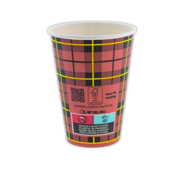 Beker 180ml karton scotty rood (100st)
