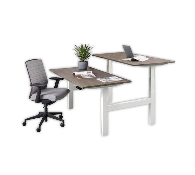 Bureau zit-sta Duo elektrisch 180x80cm 'Business'