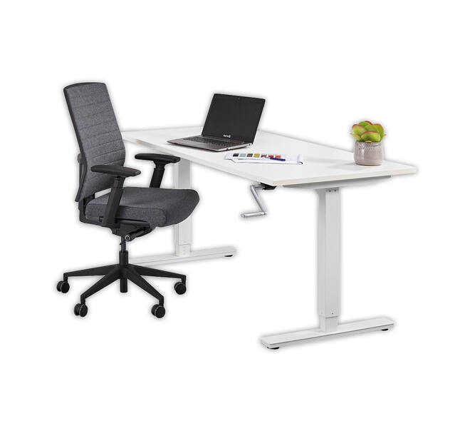 Bureau zit-sta Slinger 160x80cm