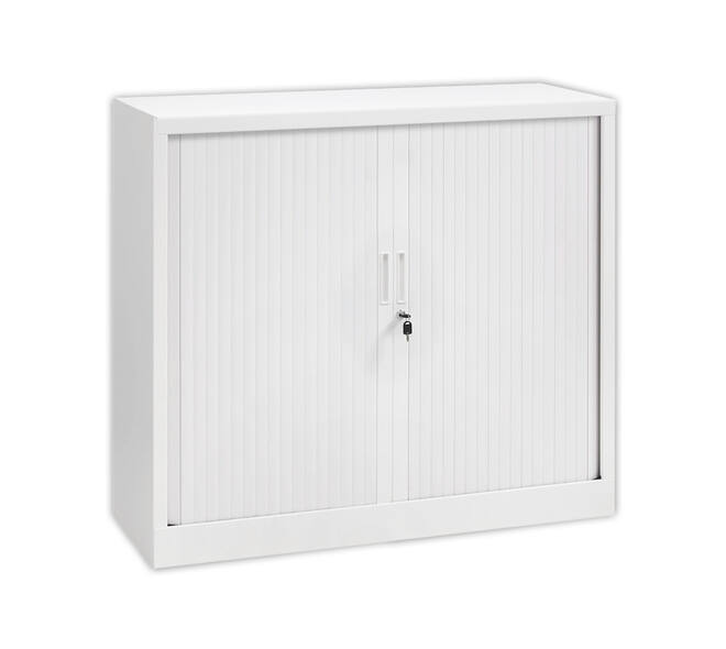 Roldeurkast 105x120x43cm + 2 legborden