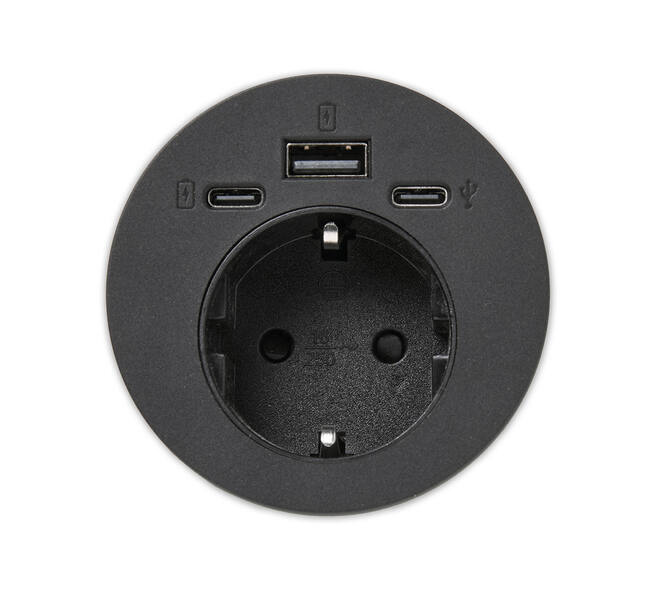 Inbouw powerbox 60mm rond