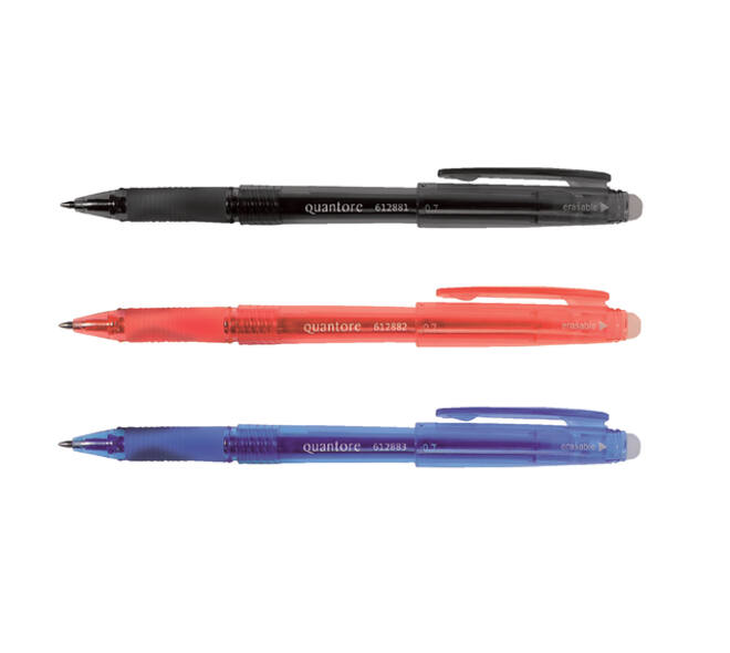 Gelschrijver Quantore erasable 0.7mm rood