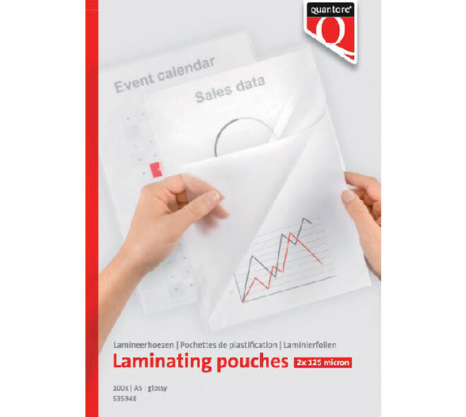 Lamineerhoes Quantore A5 154x216mm 2x125micron 100 stuks