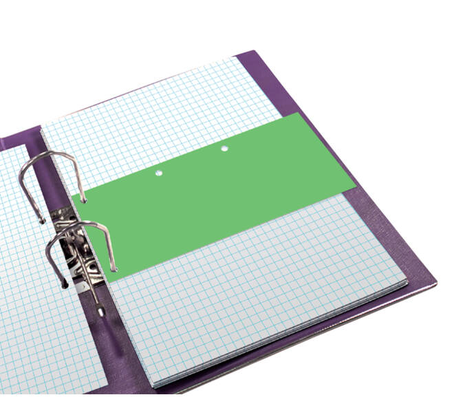 Scheidingsstrook Oxford Duo 240x105mm groen 60 stuks