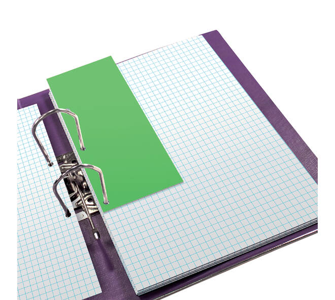 Scheidingsstrook Oxford Duo 240x105mm groen 60 stuks