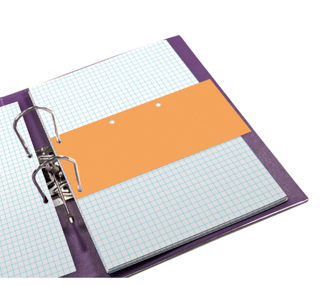 Scheidingsstrook Oxford duo 240x105mm oranje 60 stuks
